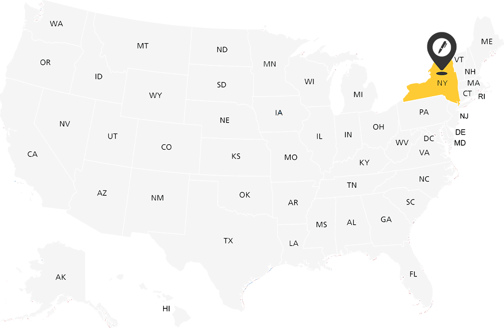 New York Notary Map