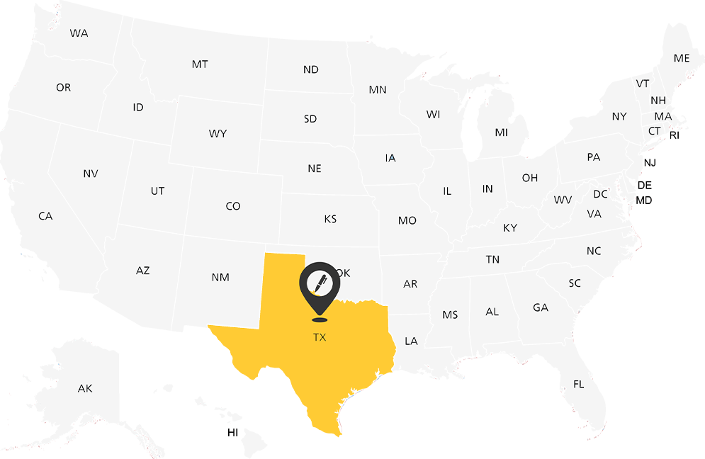 Texas Notary Map